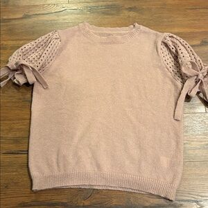 SHEIN Soft Pink Knit Sweater